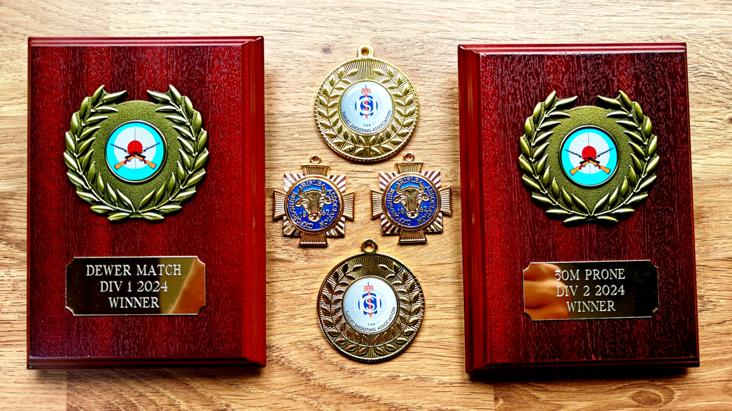 Golds in Civil Service, Bicester Rifle Club and Oxfordshire Competitions
